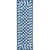 Online MacKenzie-Childs Truly Royal Check Rug - 2'6" X 8' Runner