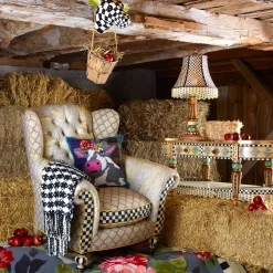 Best MacKenzie-Childs Tudor Rose Rug - 6' Octagon