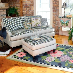Best MacKenzie-Childs Tudor Rose Rug - 5' X 8'