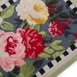 Discount MacKenzie-Childs Tudor Rose Rug - 2'3
