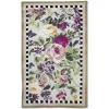 Outlet MacKenzie-Childs Tudor Rose Rug - 3' X 5' - Silver Fern