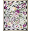 New MacKenzie-Childs Tudor Rose Rug - 8' X 10' - Silver Fern
