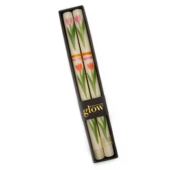 MacKenzie-Childs Tulip Dinner Candles - Set Of 2