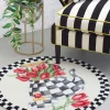 Hot MacKenzie-Childs Tulip Kettle Rug - 3' Round