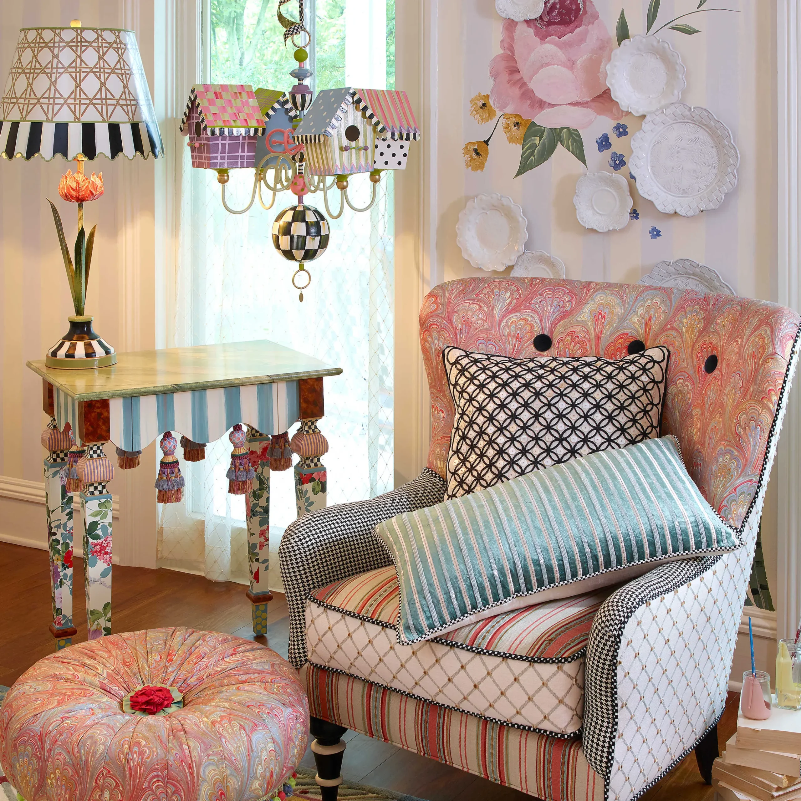 Discount MacKenzie-Childs Tulip Table Lamp