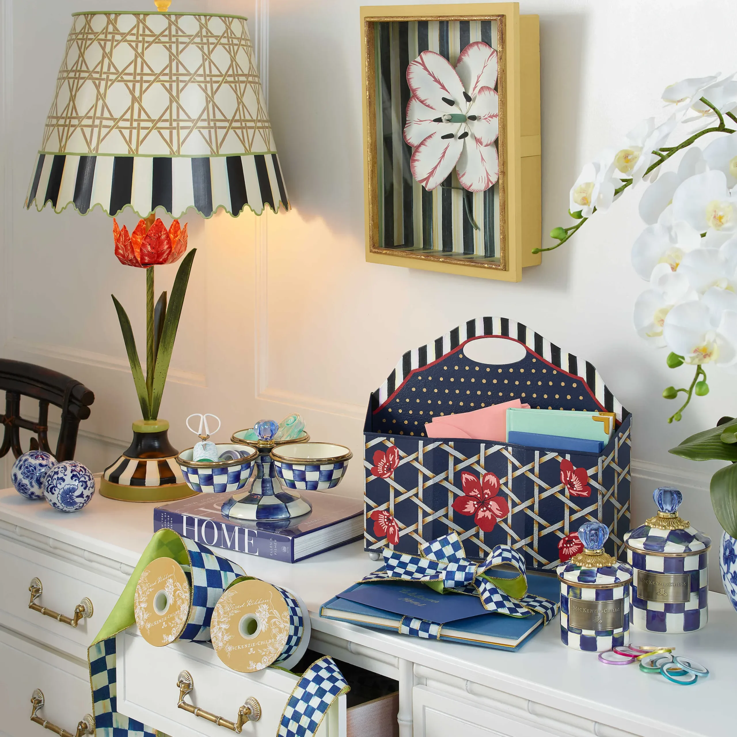 Discount MacKenzie-Childs Tulip Table Lamp