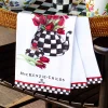 New MacKenzie-Childs Tulip Tea Kettle Dish Towel