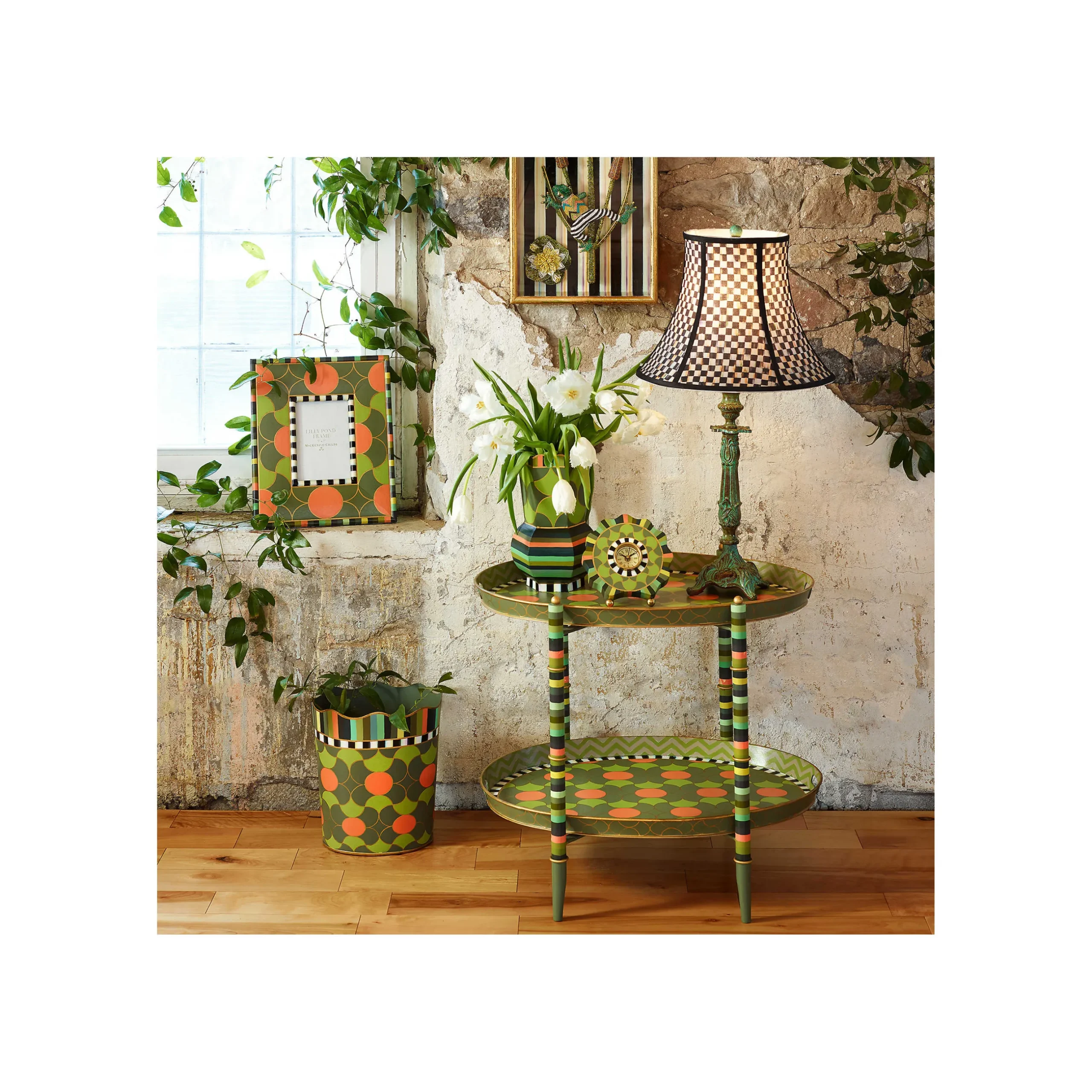 Sale MacKenzie-Childs Verdigris Table Lamp