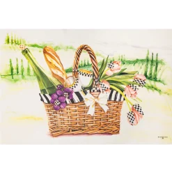 Best MacKenzie-Childs Vino Alfresco Floor Mat - 2' X 3'