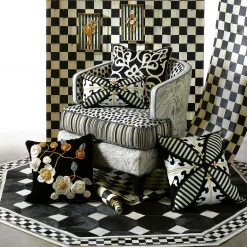 Sale MacKenzie-Childs Westminster Hair On Hide Rug - Black - 6' Octagon