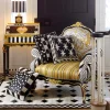 New MacKenzie-Childs Westminster Hair On Hide Rug - 5' X 8' - White