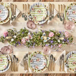 MacKenzie-Childs Wildflowers Butterfly Candle Holders - Set Of 2