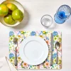 MacKenzie-Childs Wildflowers Cork Back Placemats - Set Of 4
