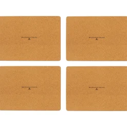 MacKenzie-Childs Wildflowers Cork Back Placemats - Set Of 4