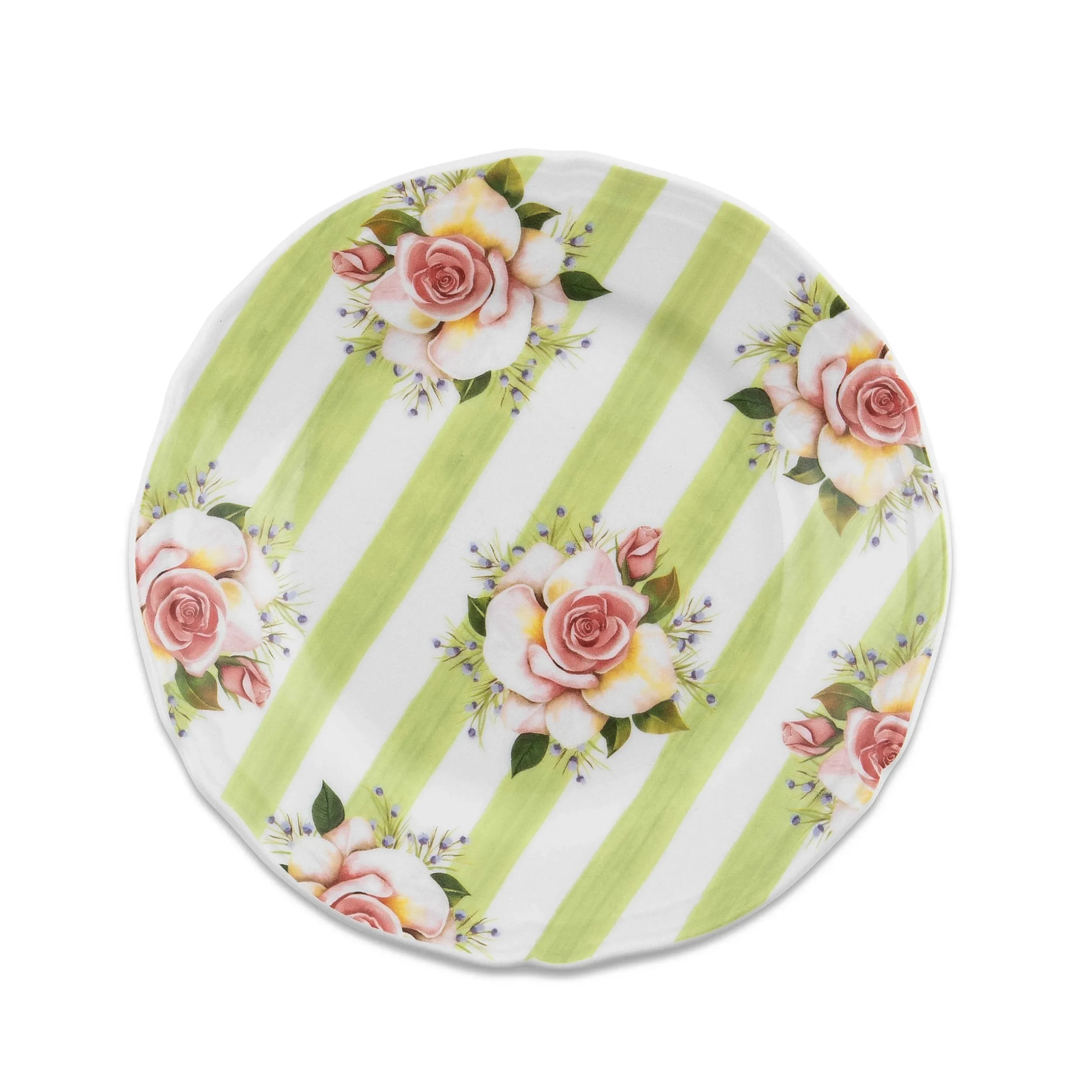Sale MacKenzie-Childs Wildflowers Dessert Plate - Green