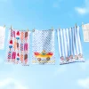 Clearance MacKenzie-Childs Wildflowers Dish Towel - Blue