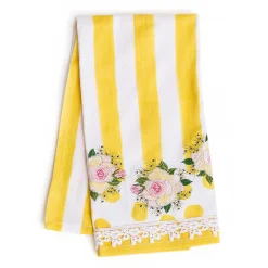 Sale MacKenzie-Childs Wildflowers Dish Towel - Yellow
