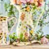 New MacKenzie-Childs Wildflowers Enamel Spoon Rest - Yellow