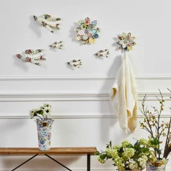 Sale MacKenzie-Childs Wildflowers Swallowtail Trio Wall Decor