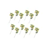 Hot MacKenzie-Childs Wild Rose Spray Bouquet - Yellow - Set Of 12