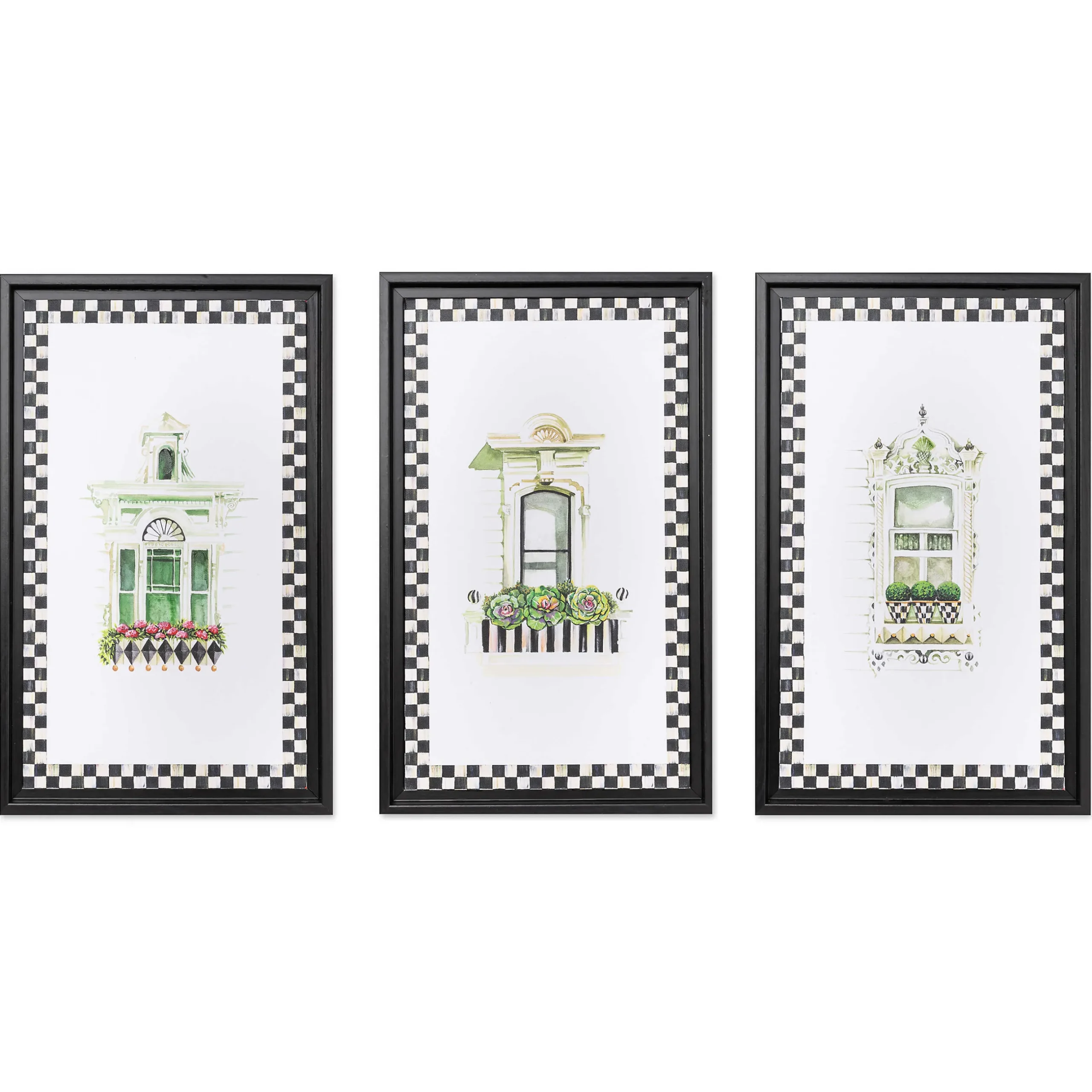 Clearance MacKenzie-Childs Window Wall Art - Set Of 3