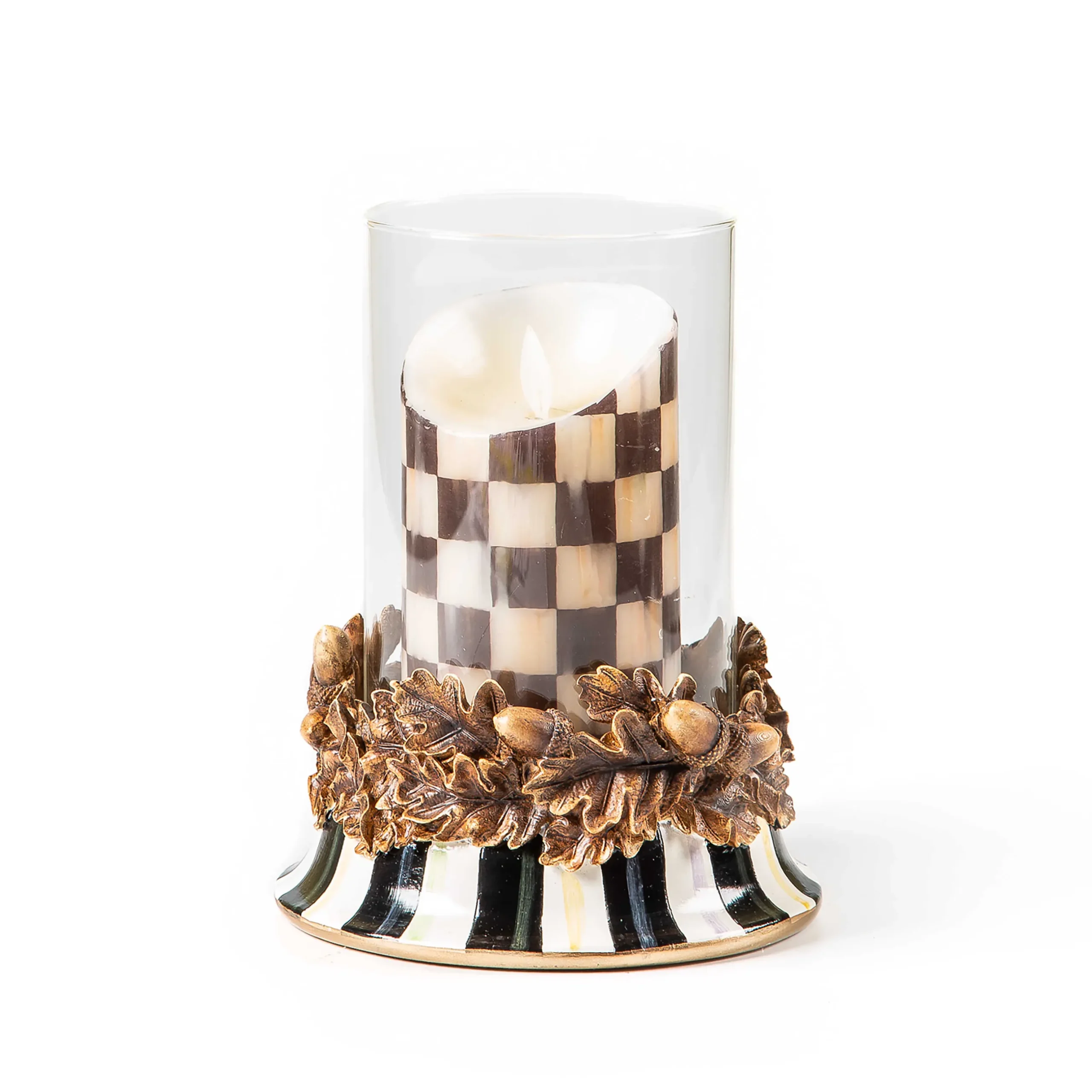 MacKenzie-Childs Woodland Pillar Candle Holder