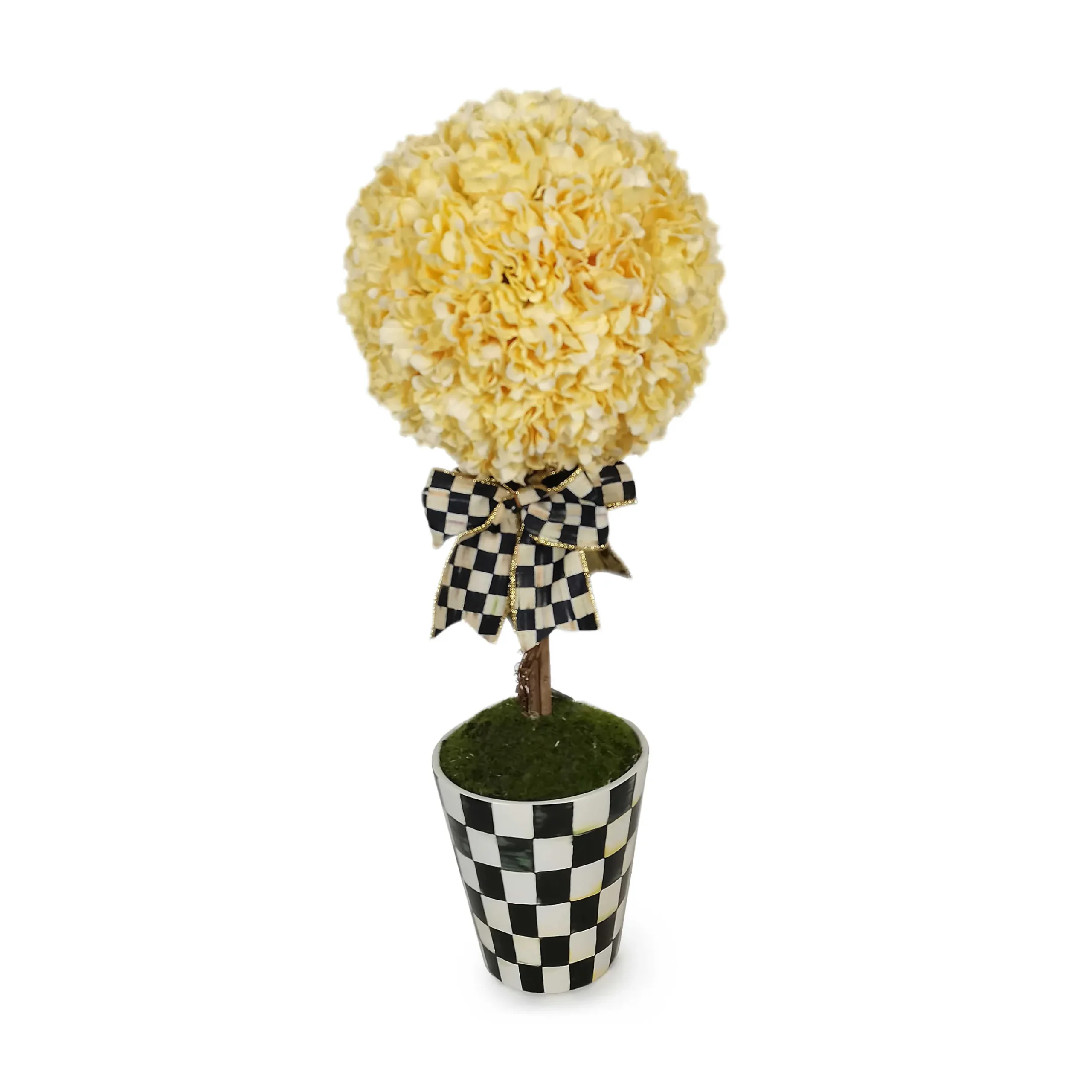 Discount MacKenzie-Childs Yellow Topiary Drop In - Large
