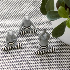 Hot MacKenzie-Childs Yoga Frogs - Set Of 3