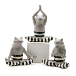 Hot MacKenzie-Childs Yoga Frogs - Set Of 3