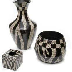 New MacKenzie-Childs Zebra Floor Vase
