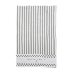Clearance MacKenzie-Childs Zig Zag Dish Towels - Sterling - Set Of 3