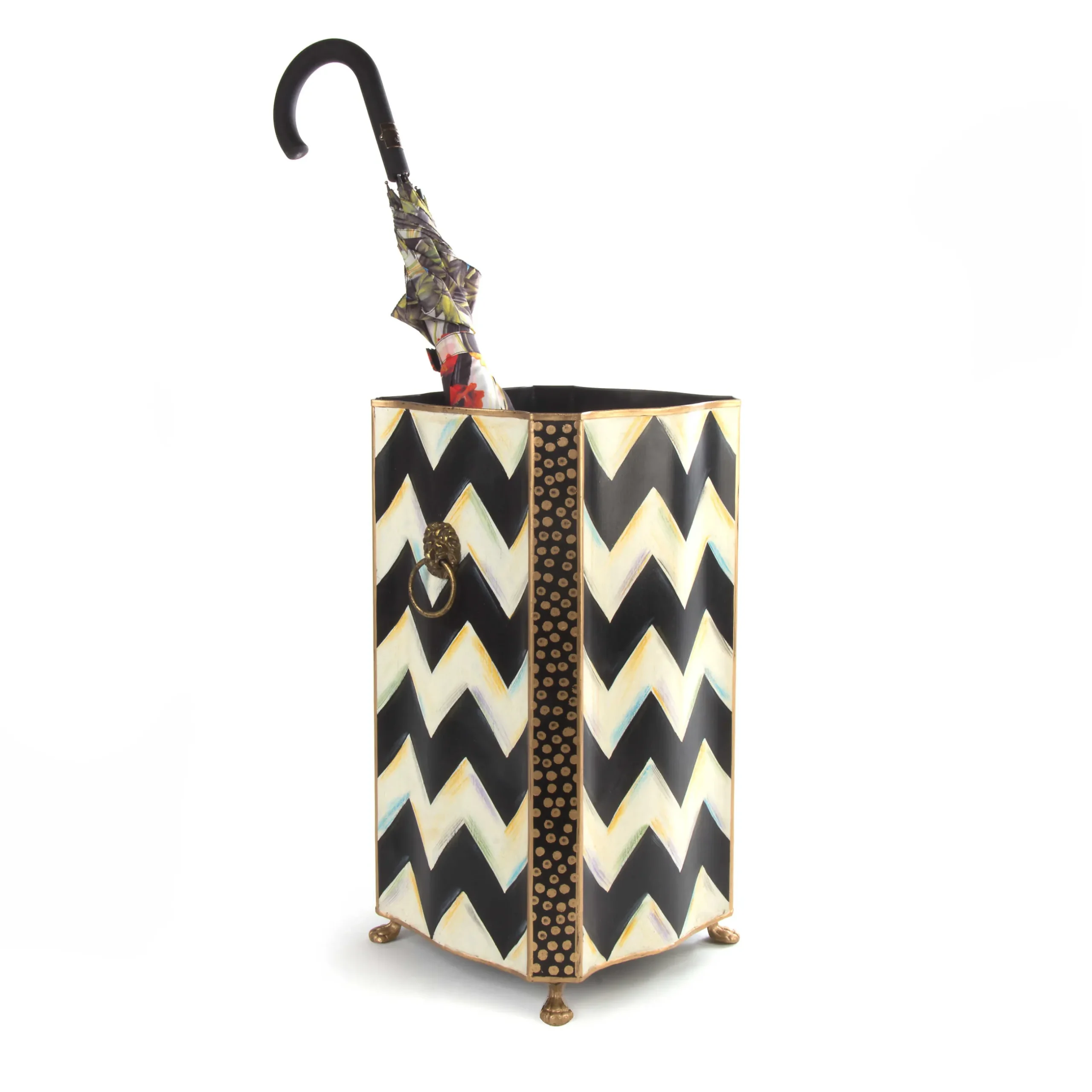 Outlet MacKenzie-Childs Zig Zag Umbrella Stand