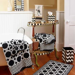 Sale MacKenzie-Childs Zig Zag Waste Bin